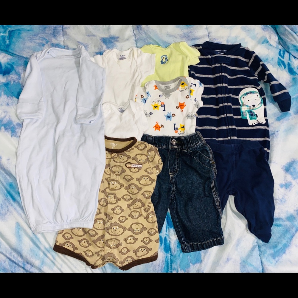 0-3 month baby boy bundle